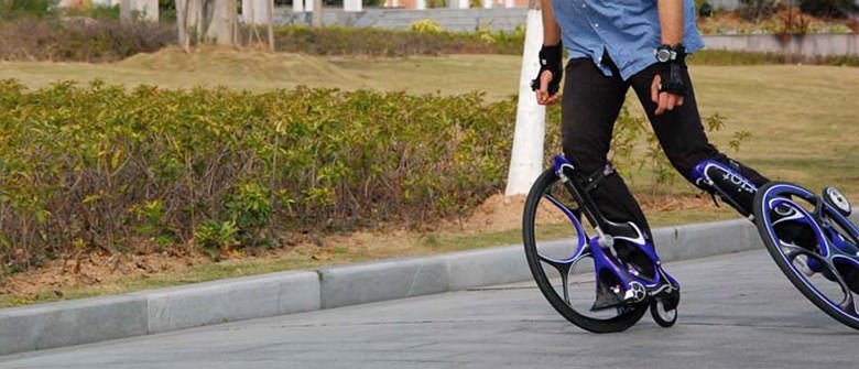 Equilíbrio sobre rodinhas turbinadas
