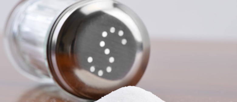 Bastão mede a quantidade de sal no prato