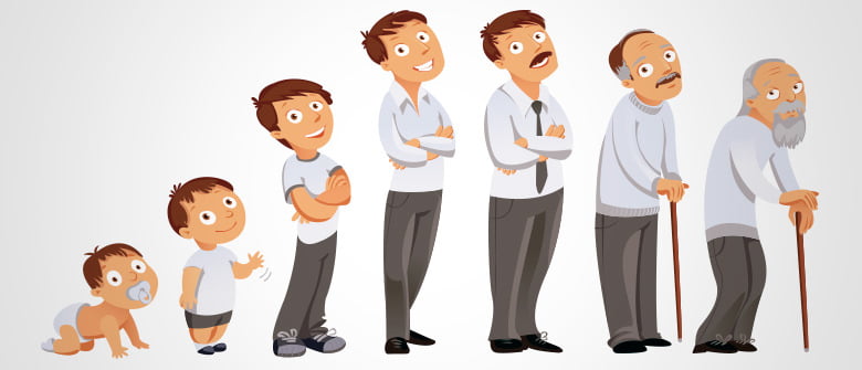 Homens viram adultos aos 54 anos