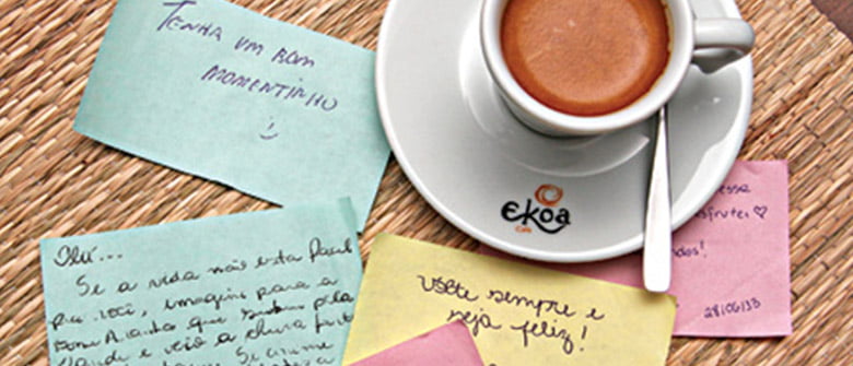 Uma xícara de gentileza, por favor