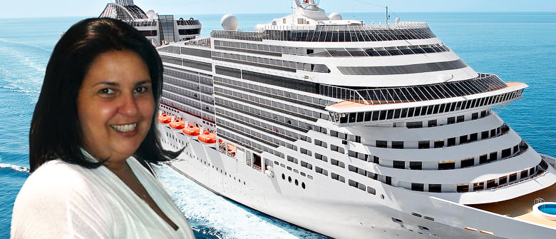 No mar, com Lucilia e Roberto!