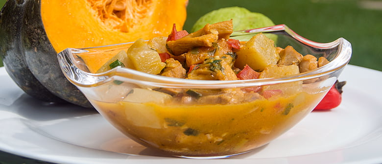 Cozido de frango com legumes