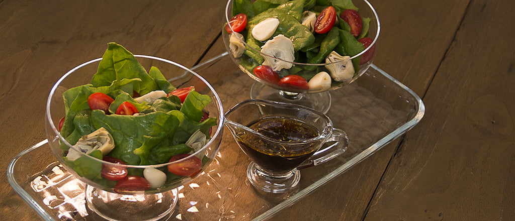 Salada rápida de espinafre