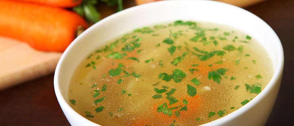 Receita light: caldo de legumes