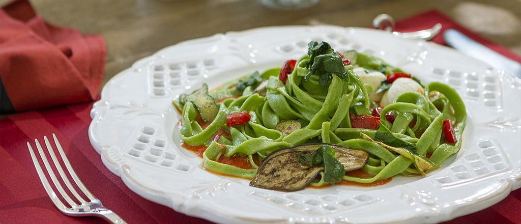 Macarrão light com rúcula? Mamma mia!