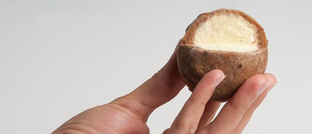 Comida em forma de pérola