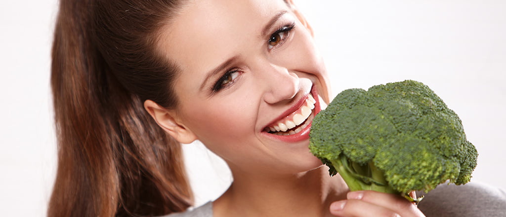 A felicidade está no brócolis