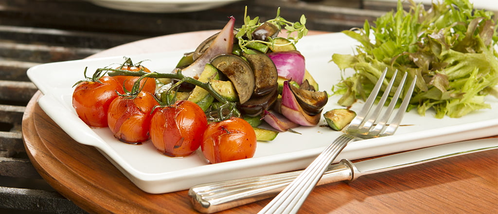 Salada de berinjela light