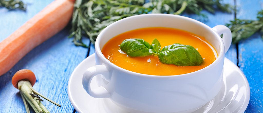 Sopa de cenoura indiana