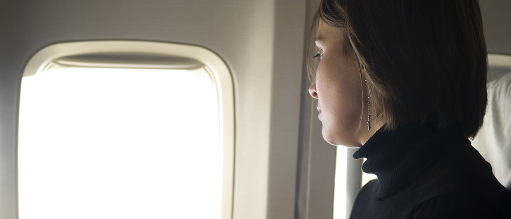 a bagagem extra do jet lag