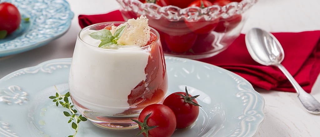 verrine de tomates