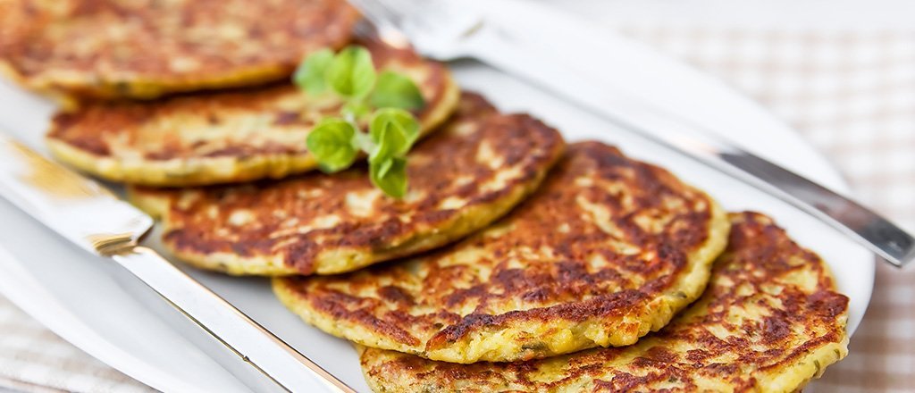 Panqueca de abobrinha sem glúten
