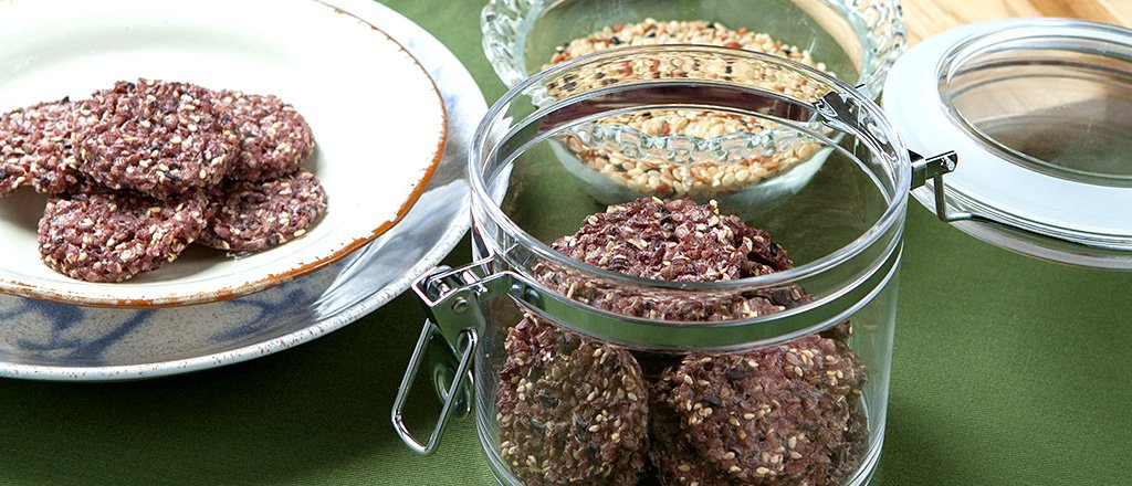 Biscoito de arroz multigrãos