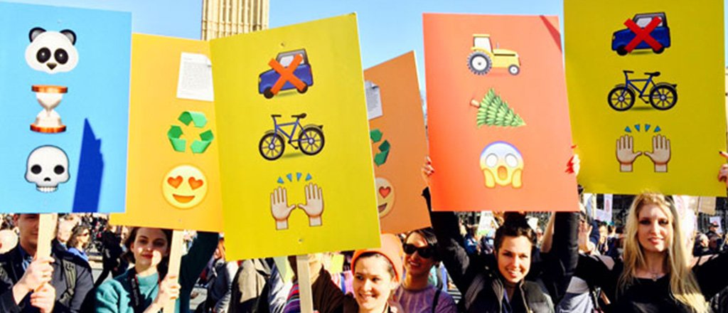 Protestos sem palavras