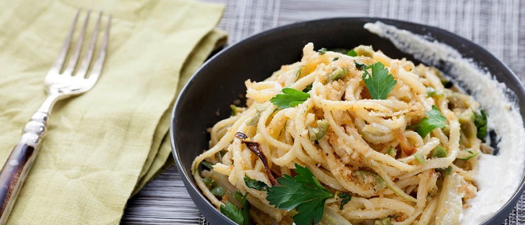 Linguine ao molho cítrico