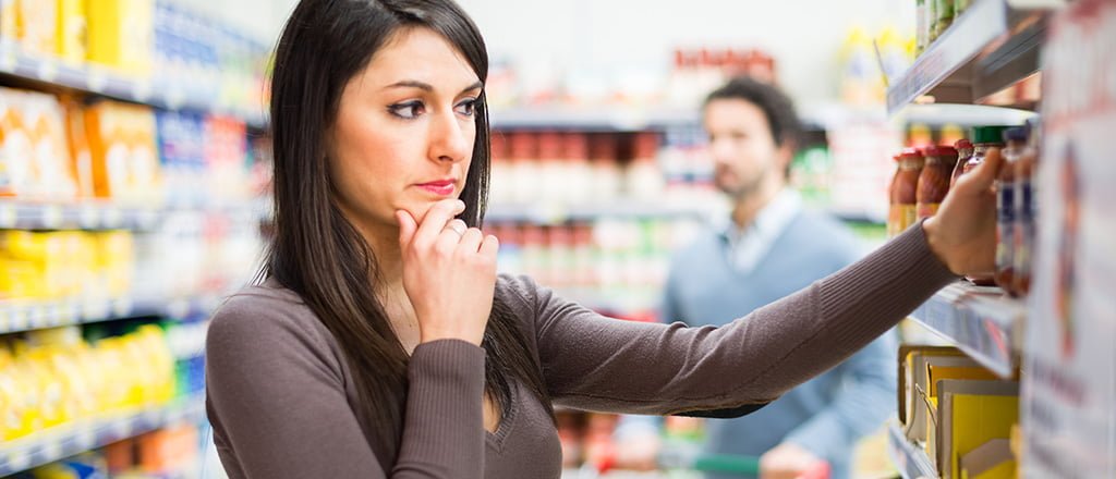 A desorientação dos rótulos