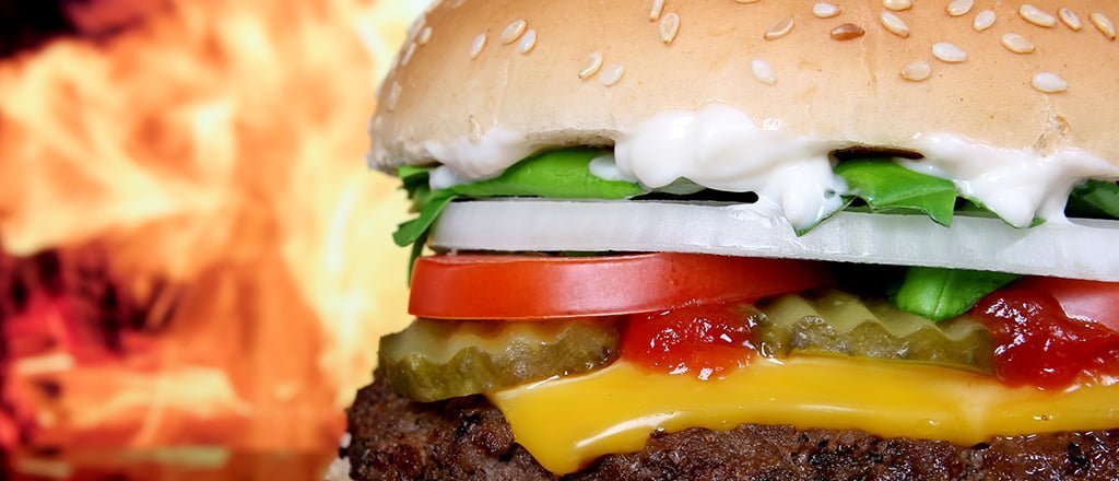 O hambúrguer mais picante do mundo