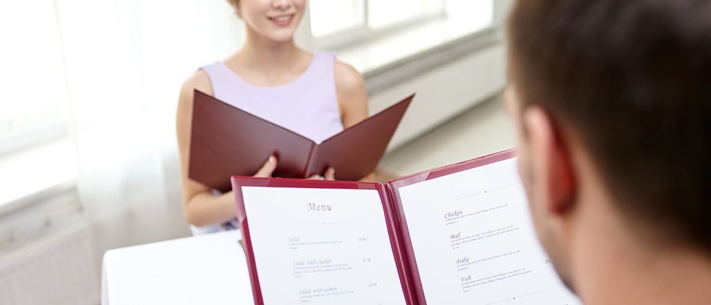 Relações no cardápio