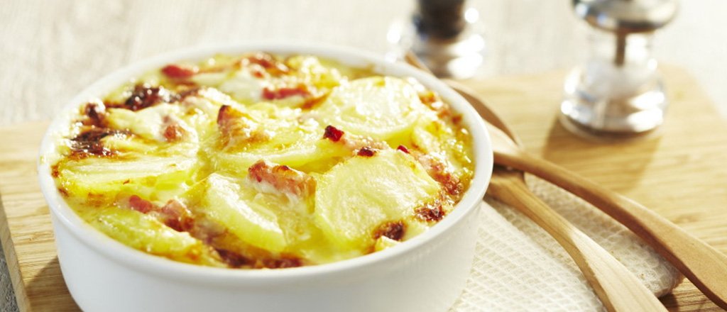 Lasanha de batata yacon