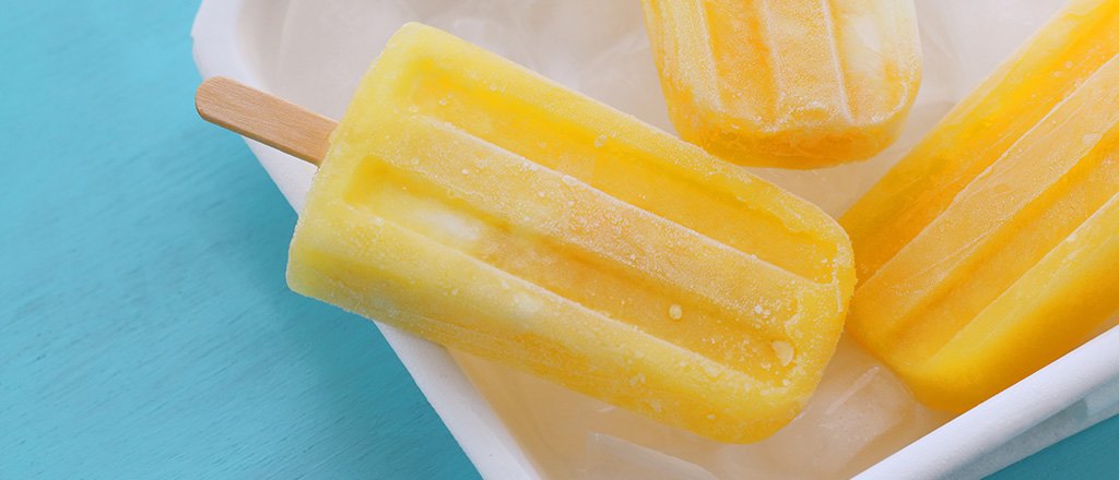 Picolé light de laranja