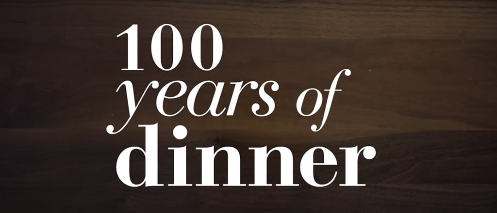 100 anos à mesa