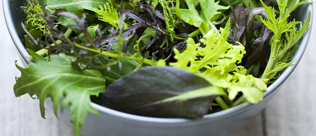 Salada em alto astral