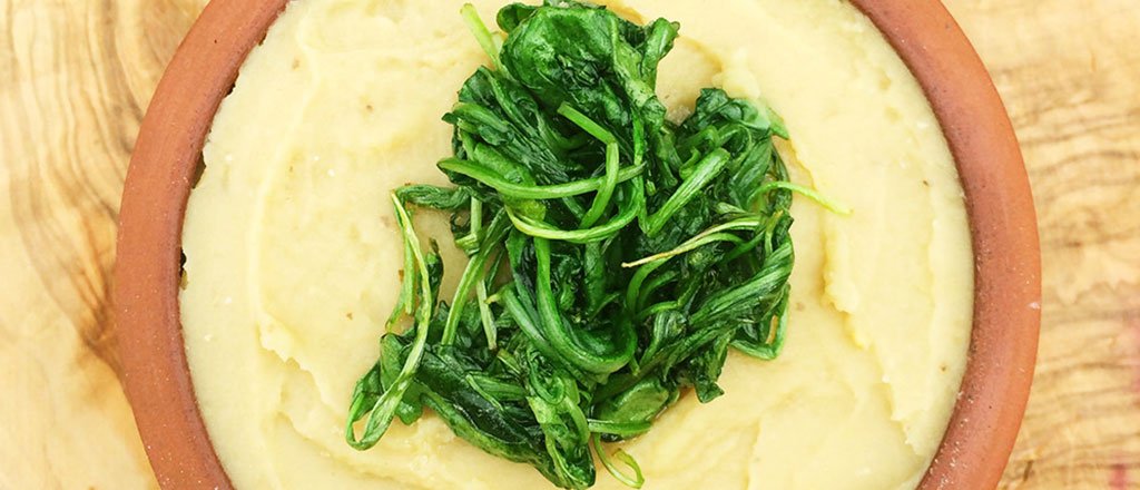 Purê de feijão branco