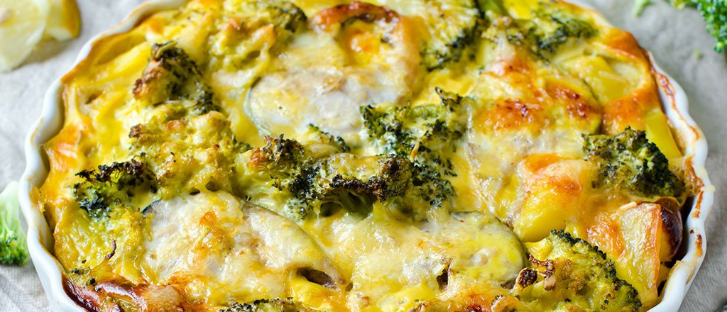 Caçarola de brócolis