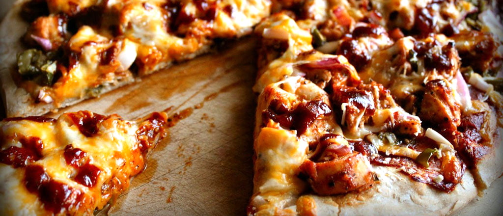 A pizza tem uma mensagem para você