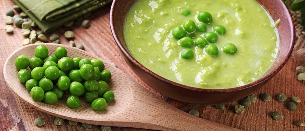 Sopa rápida de ervilha