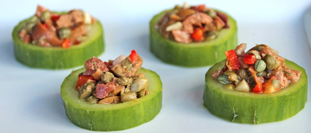 Pepinos recheados