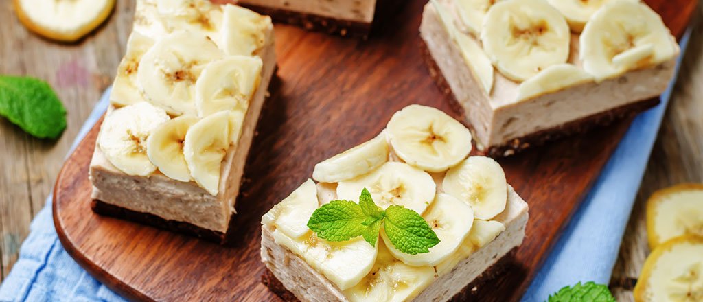 Torta light de banana