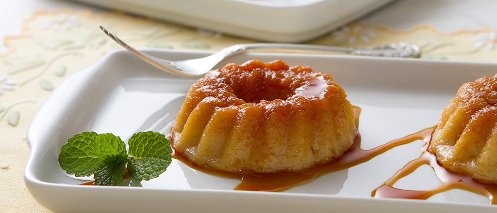 Pudim light de micro-ondas