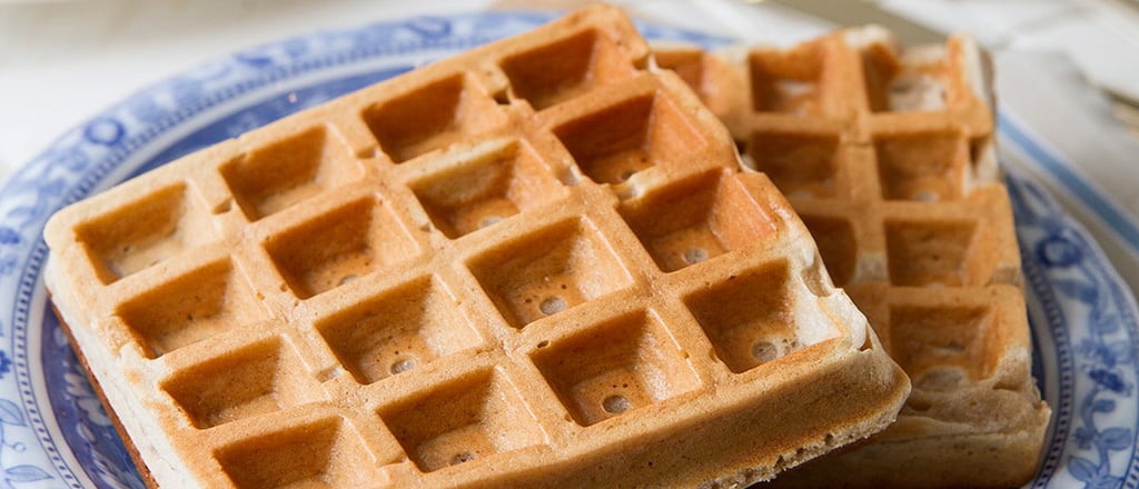 waffle light de banana