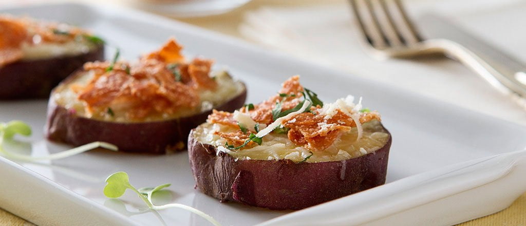 Bruschetta de batata doce