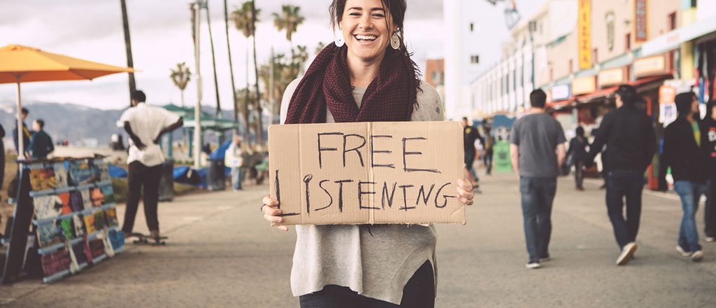 Escutar é o verdadeiro carinho